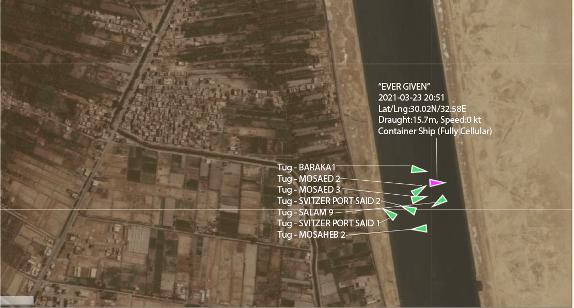 Skytek - Grounding of "Ever Given" in Suez Canal